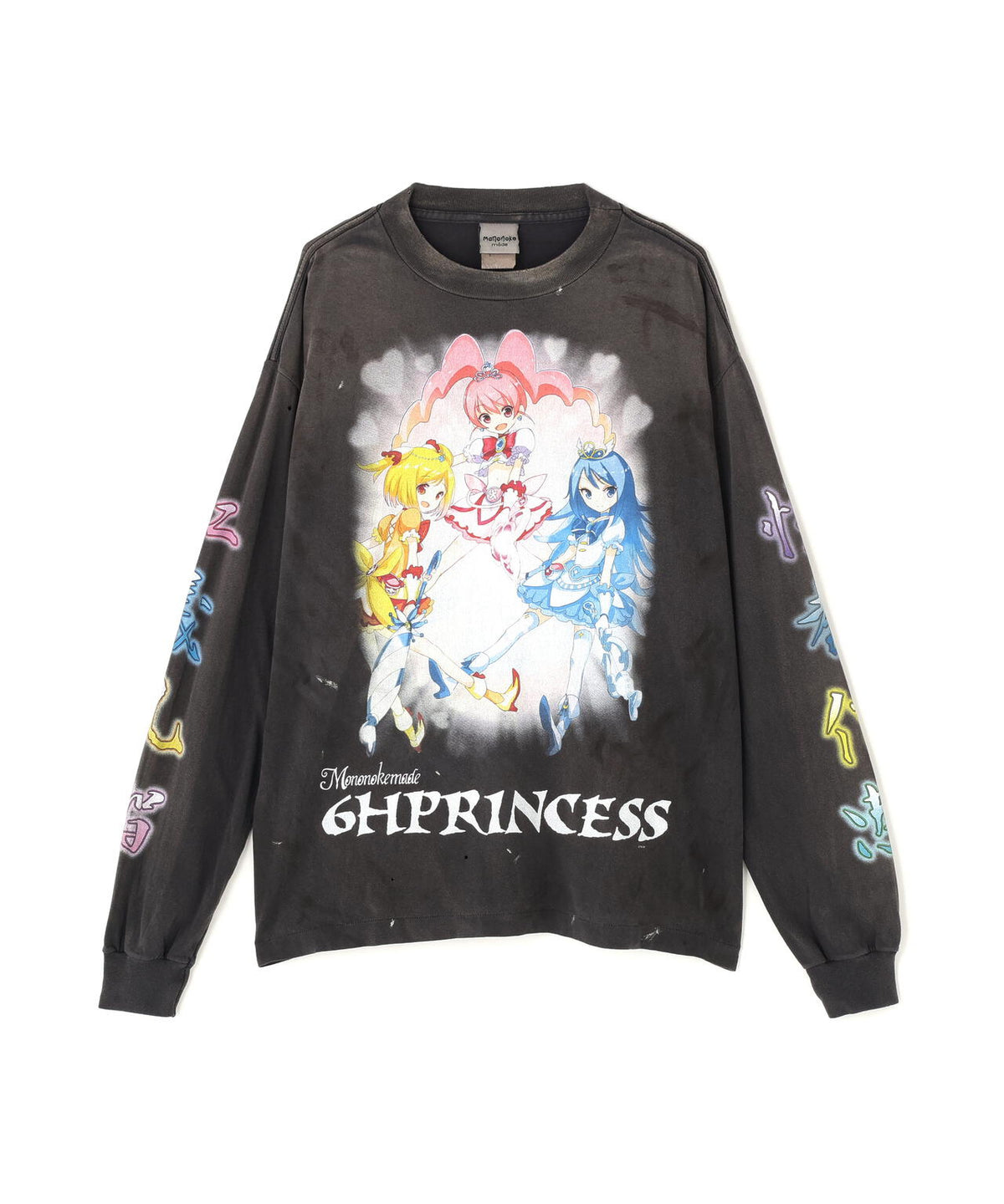mononoke・made/モノノケ・メイド/LS T-SHIRT/SUPERFLAT/BLACK