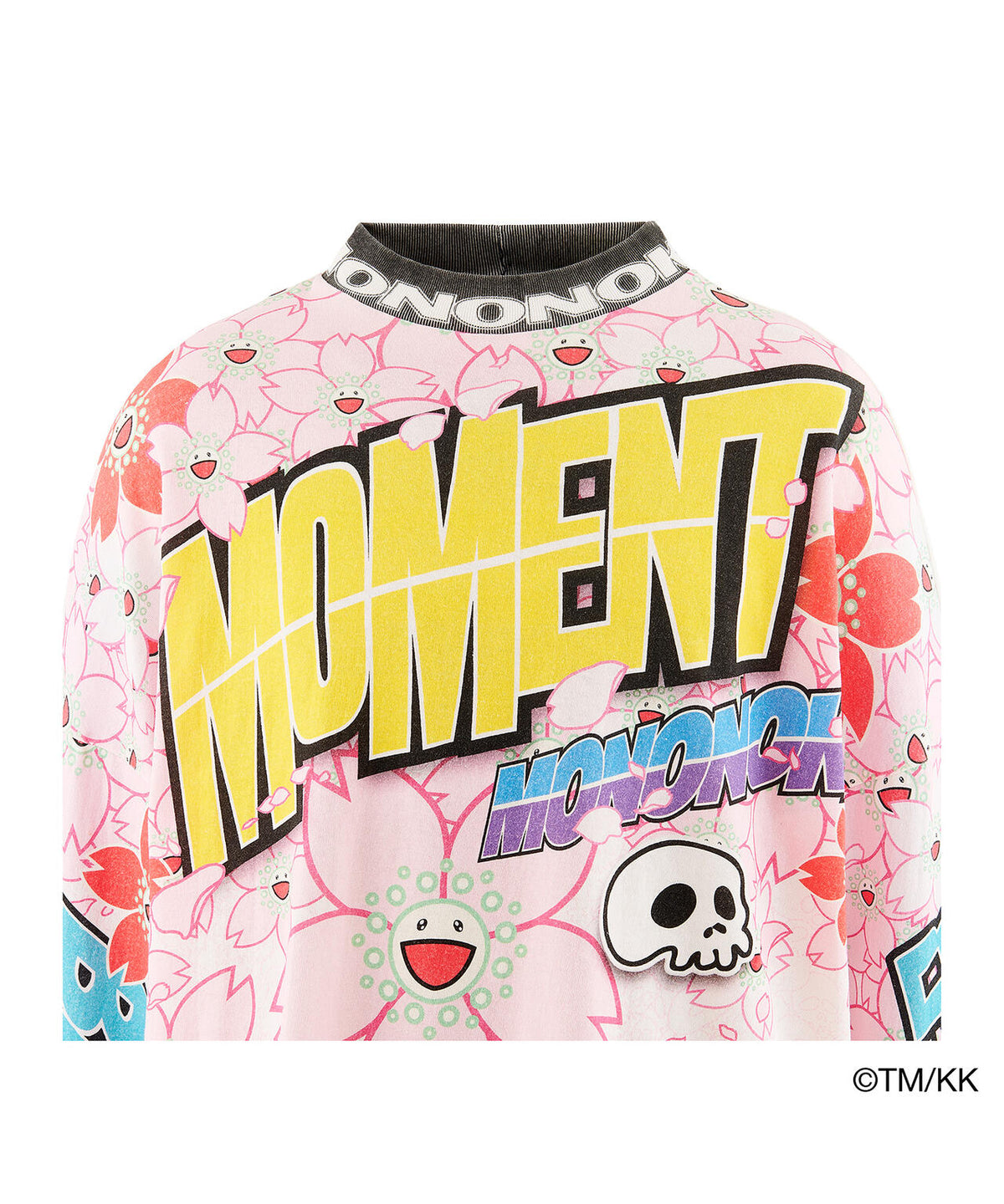 mononoke・made/モノノケ・メイド/LS T-SHIRT WIDE/SAKURA/WHITE