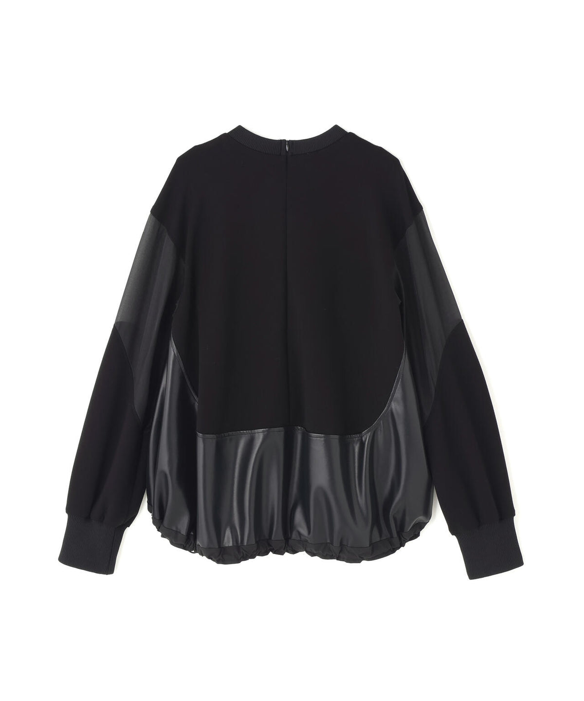 UN3D./アンスリード/LEATHER PATCHWORK TOP