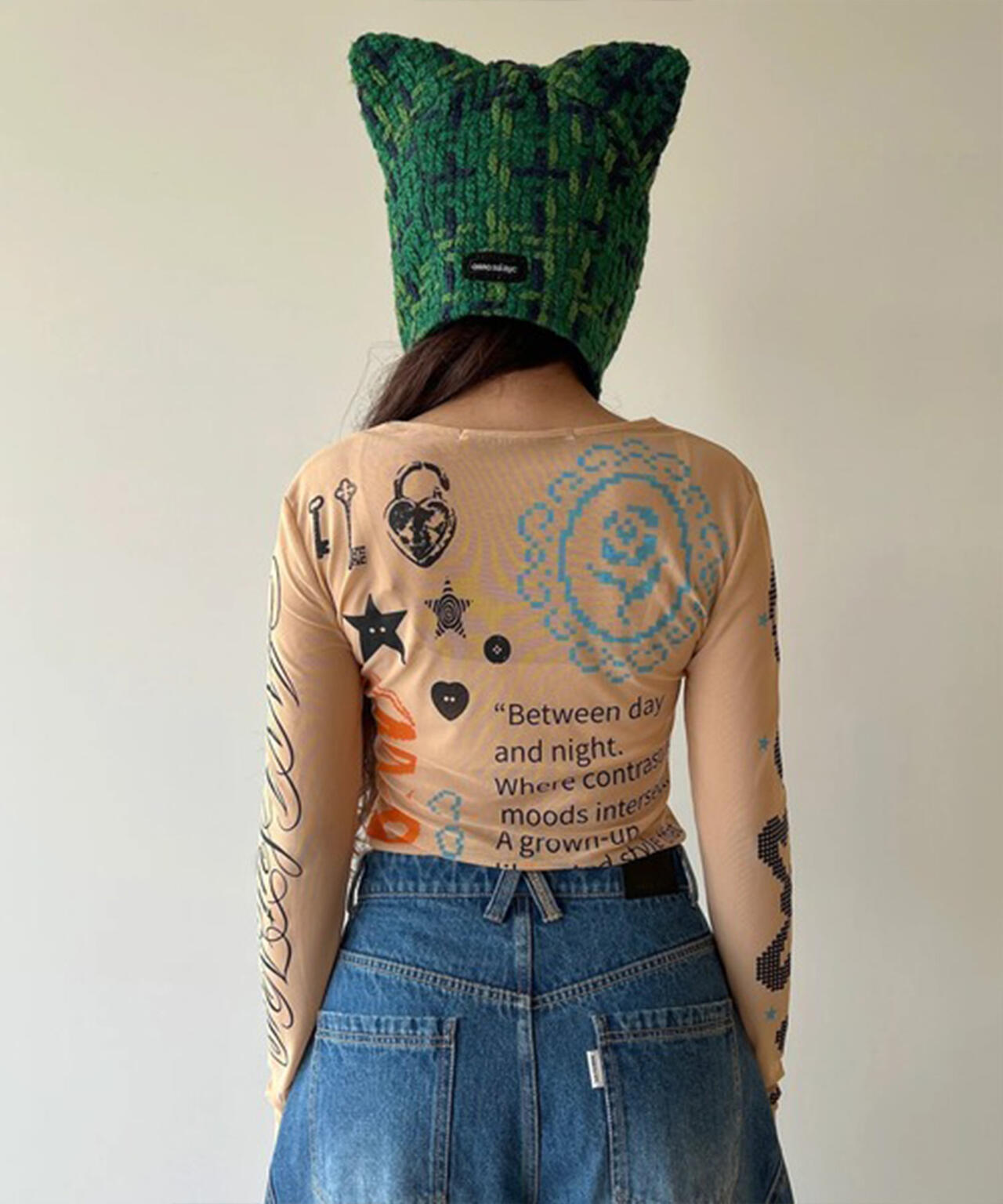 anna sui nyc/アナ スイ エヌワイシー/コラージュシアートップス