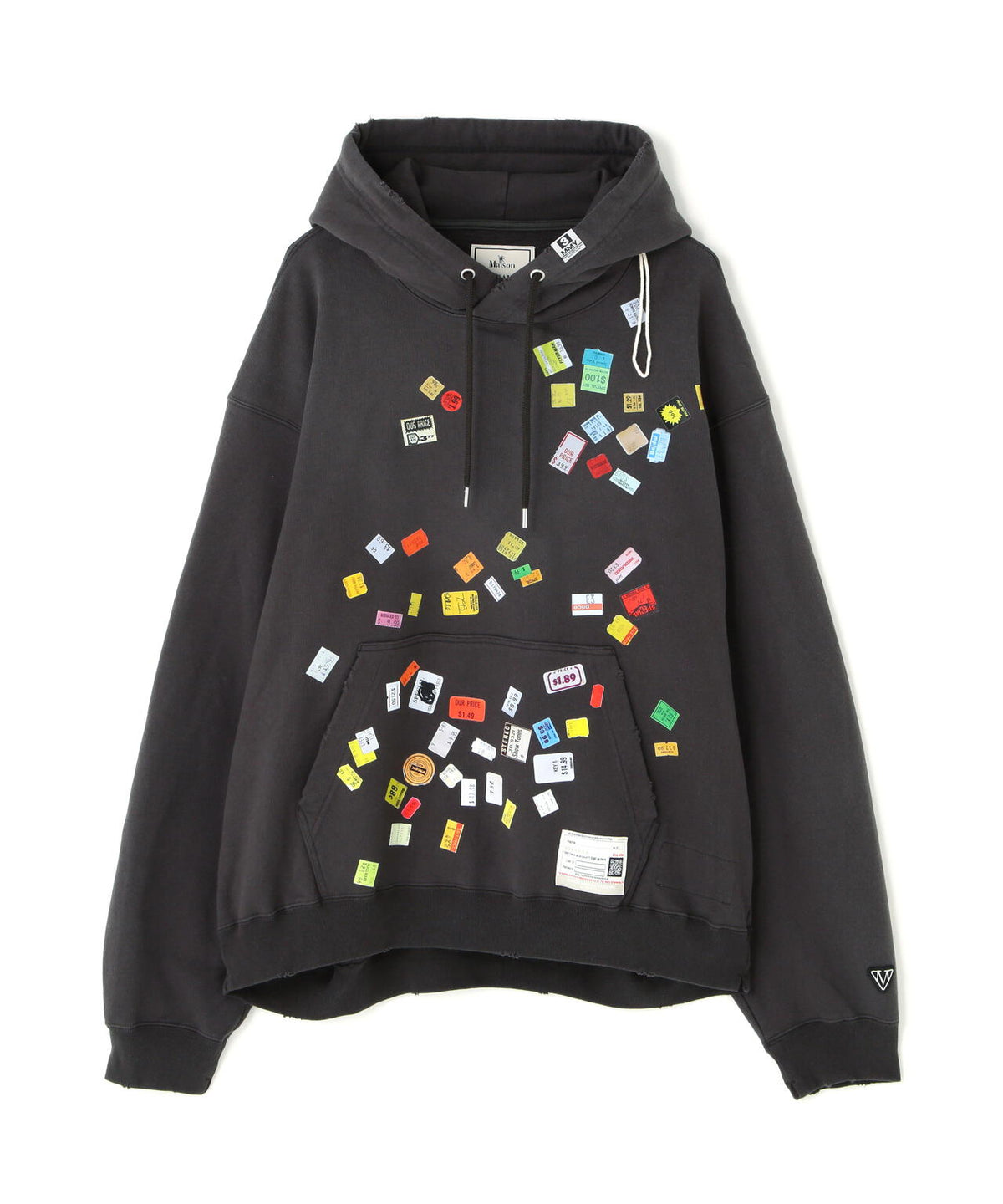 Maison MIHARAYASUHIRO/メゾン ミハラヤスヒロ/PRICE STICKER SWEAT HOODIE