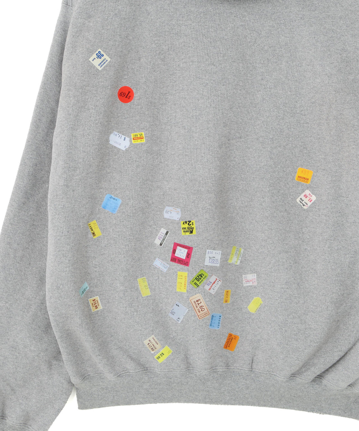 Maison MIHARAYASUHIRO/メゾン ミハラヤスヒロ/PRICE STICKER SWEAT HOODIE