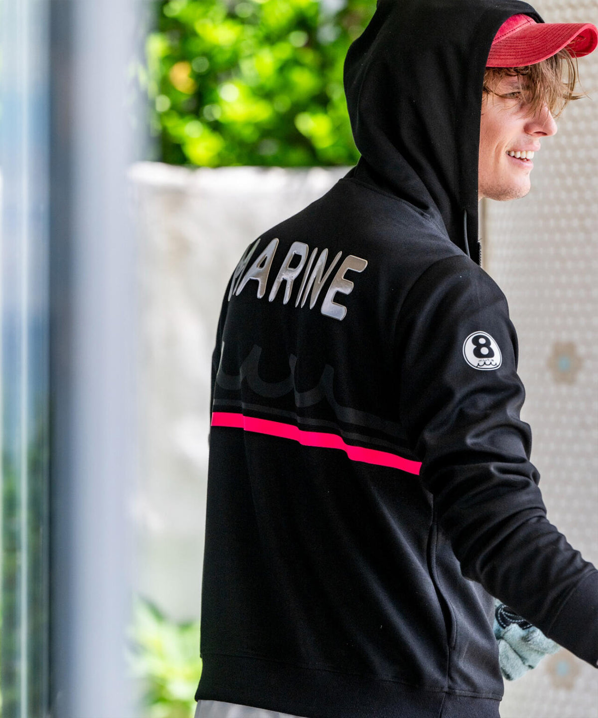 muta MARINE/ムータ マリン/Set-up Hoodie Back Metal