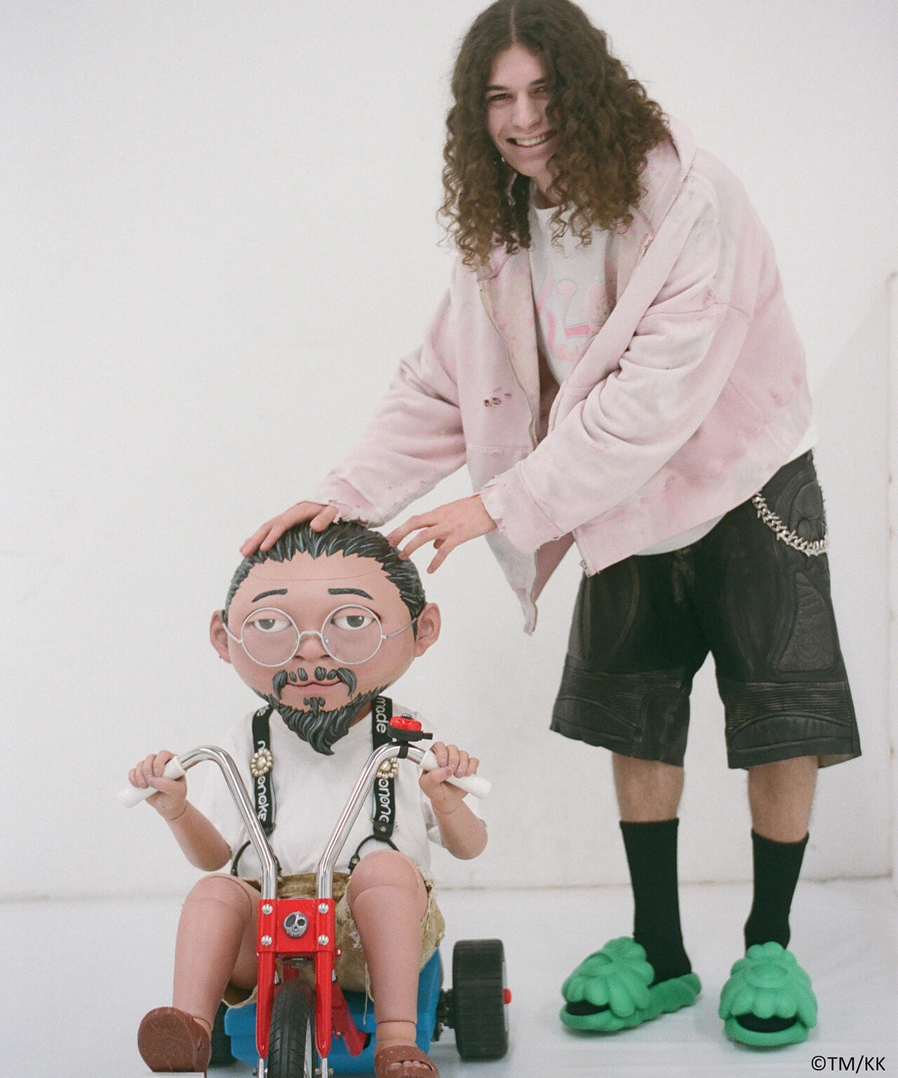 mononoke・made/モノノケ・メイド/ DOUBLE FC ZIP HOODIE/SAKURA/PINK