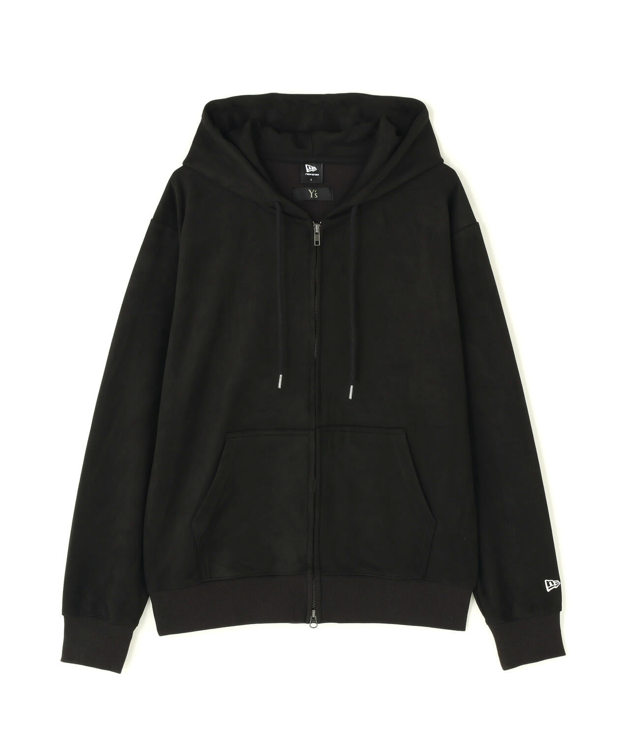 YS/SUEDE ZIP UP HOODIE