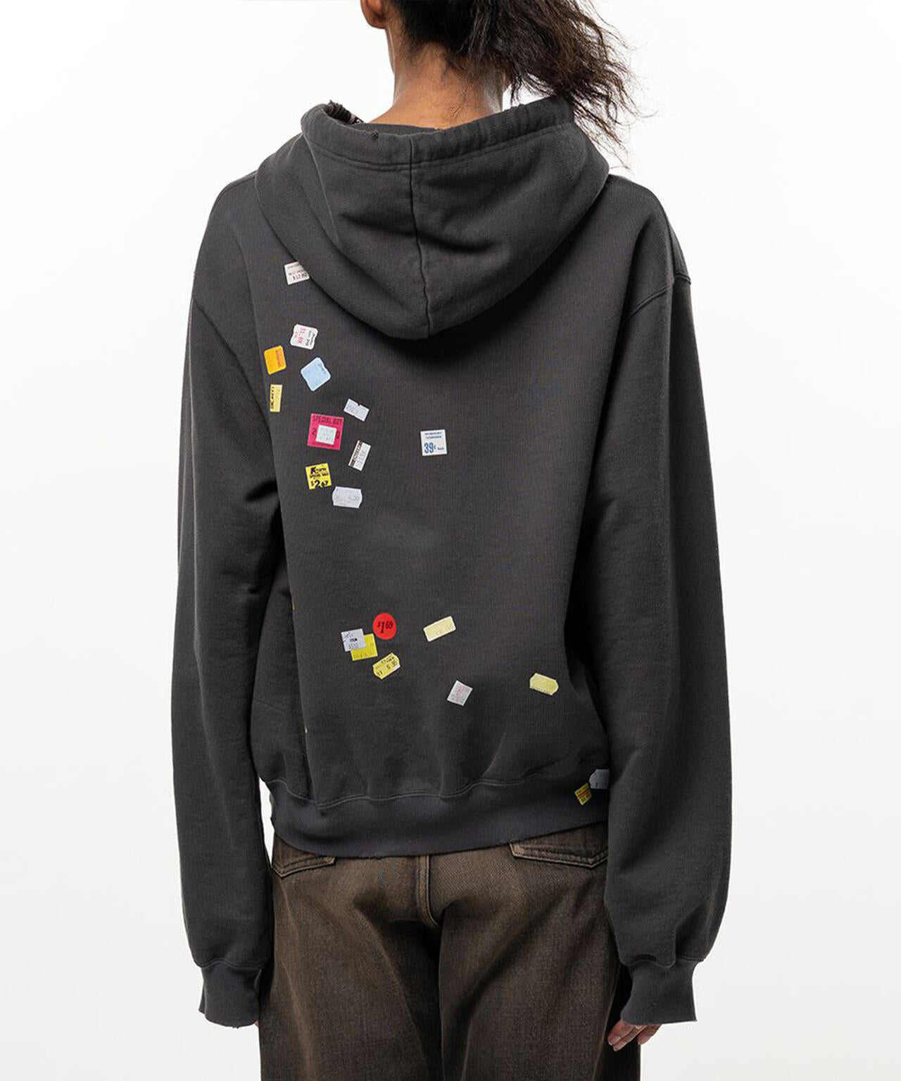 Maison MIHARAYASUHIRO/メゾン ミハラヤスヒロ/PRICE STICKER PRINTED HOODIE