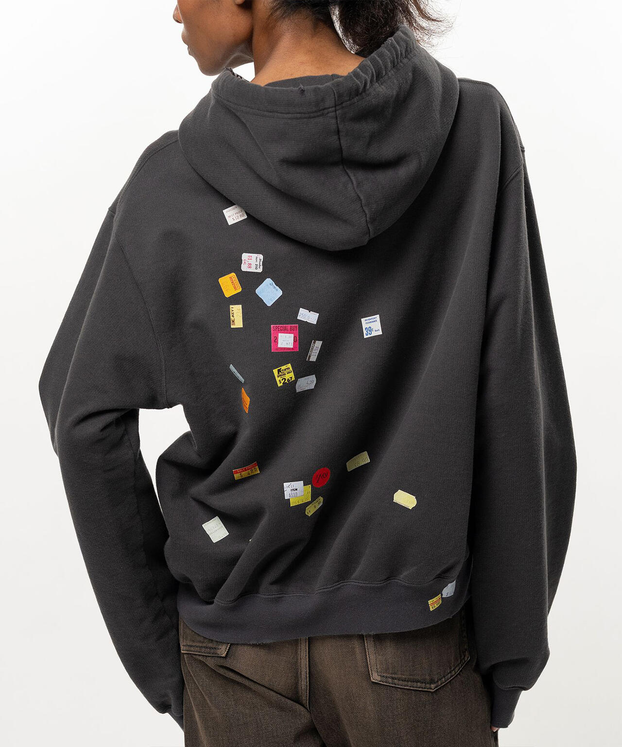Maison MIHARAYASUHIRO/メゾン ミハラヤスヒロ/PRICE STICKER PRINTED HOODIE