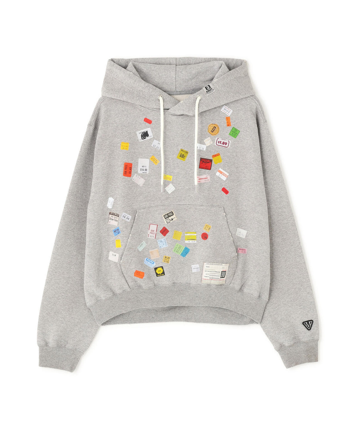 Maison MIHARAYASUHIRO/メゾン ミハラヤスヒロ/PRICE STICKER PRINTED HOODIE