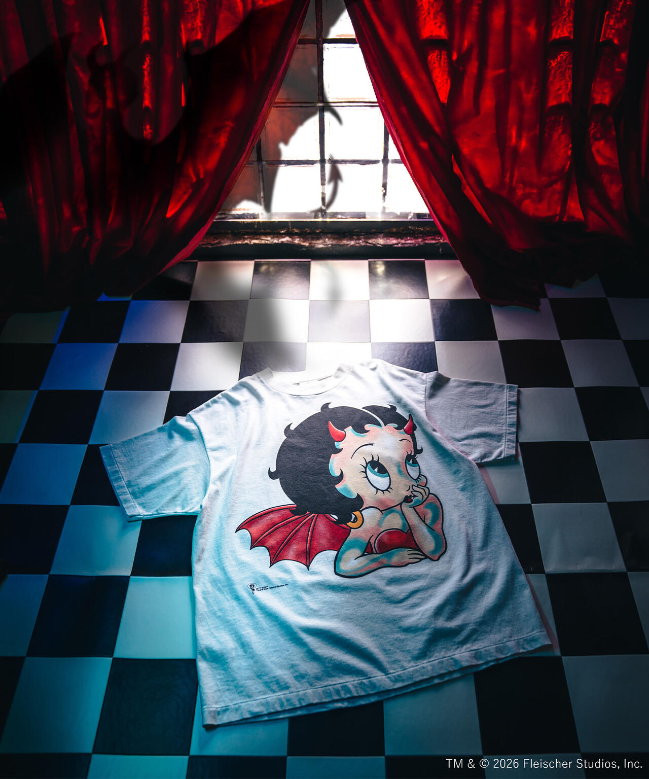 SAINT MICHAEL/セントマイケル/BTY_SS T-SHIRT/DEVIL/WHITE
