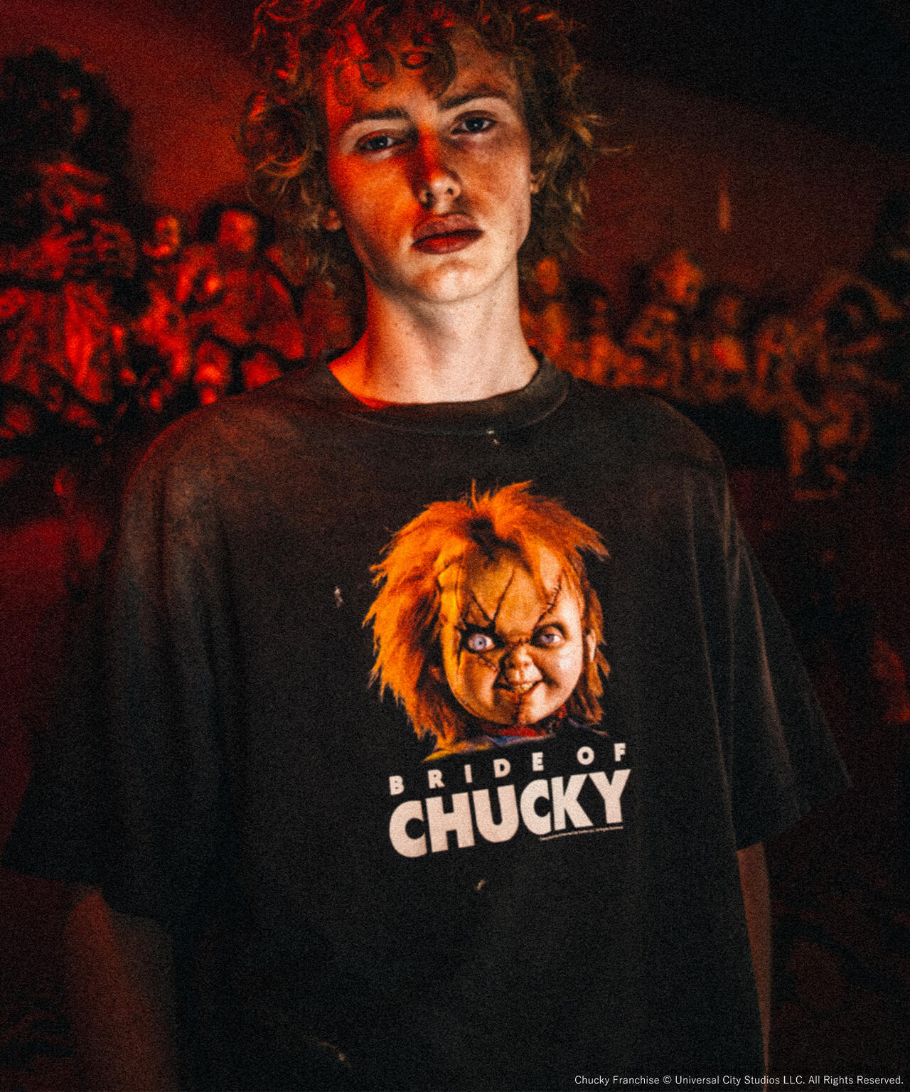 SAINT MICHAEL/セントマイケル/CKY_SS T-SHIRT/SAINT/BLACK