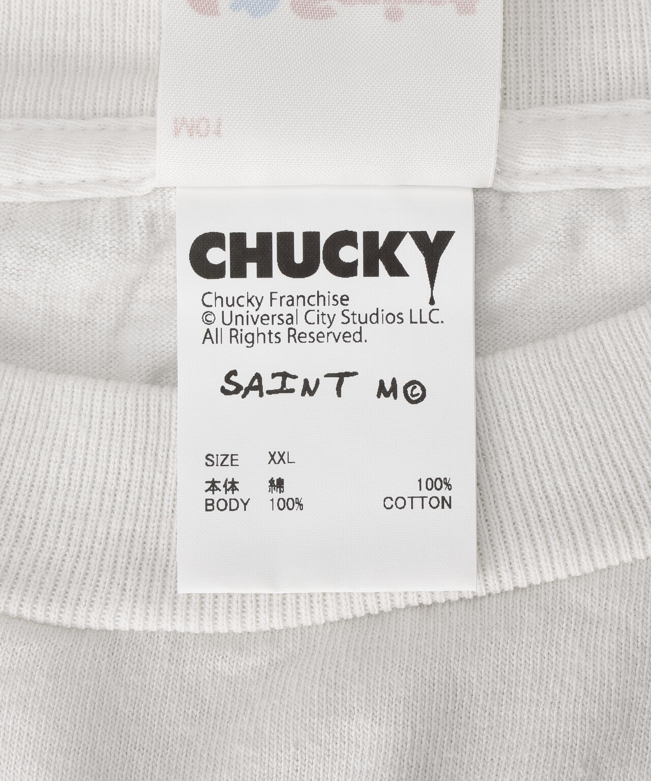 SAINT MICHAEL/セントマイケル/CKY_SS T--SHIRT/SAINT/WHITE