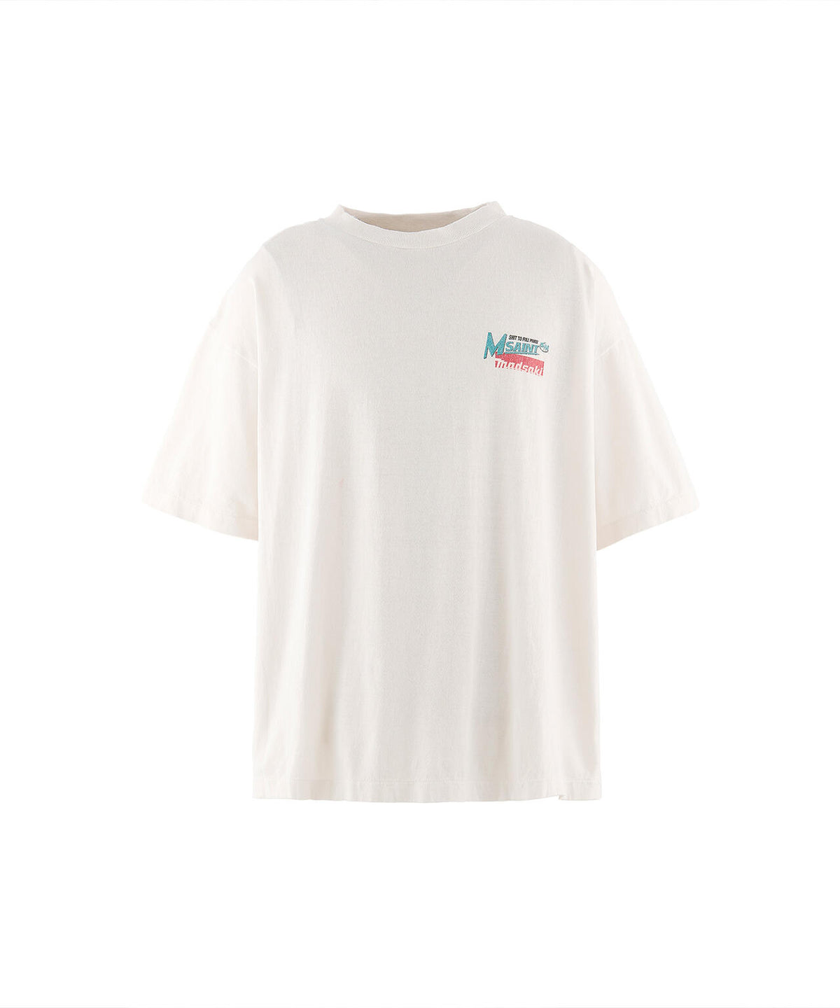 SAINT MICHAEL/セントマイケル/MDS_SS T-SHIRT/SCREWDRIVER/WHITE
