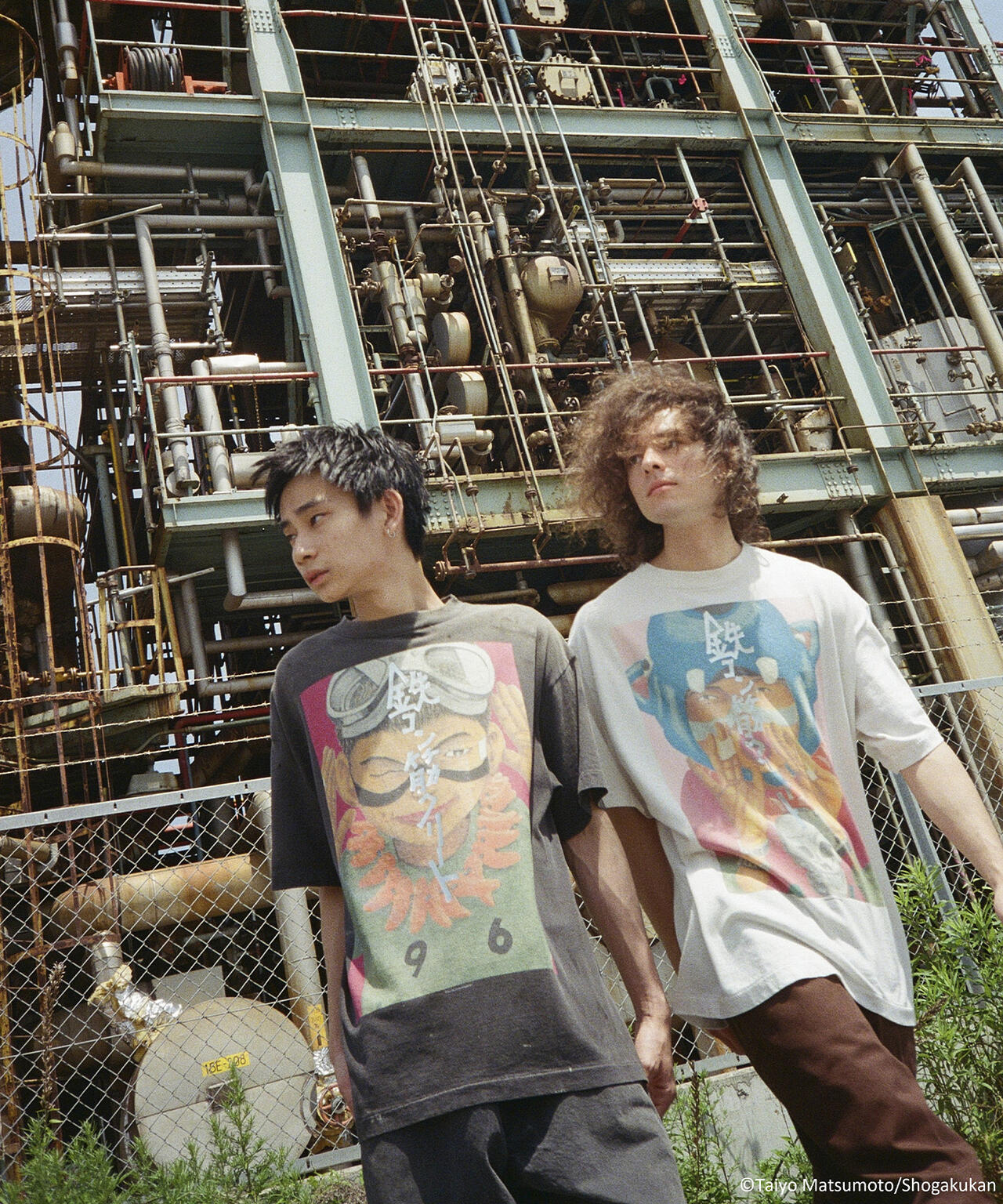 SAINT MICHAEL/セントマイケル/鉄コン筋クリート_SS T-SHIRT/KURO