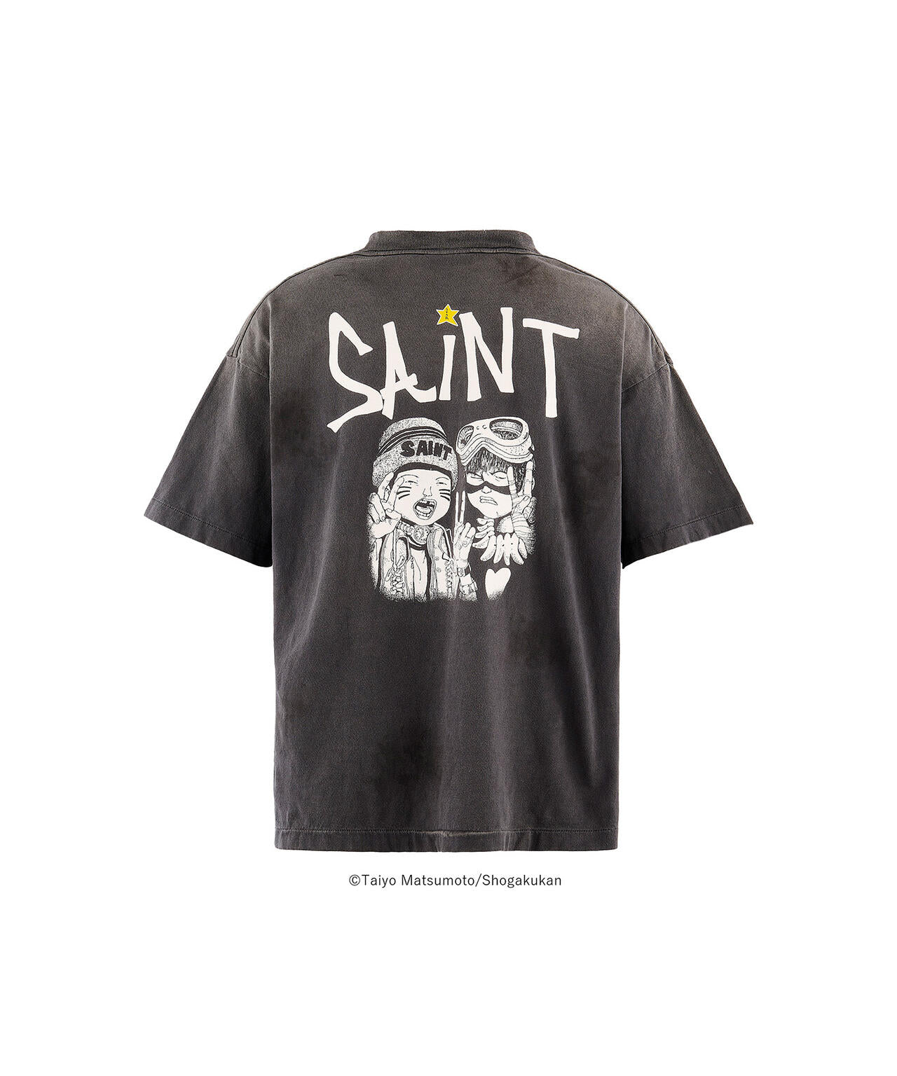 SAINT MICHAEL/セントマイケル/鉄コン筋クリート_SS T-SHIRT/KURO