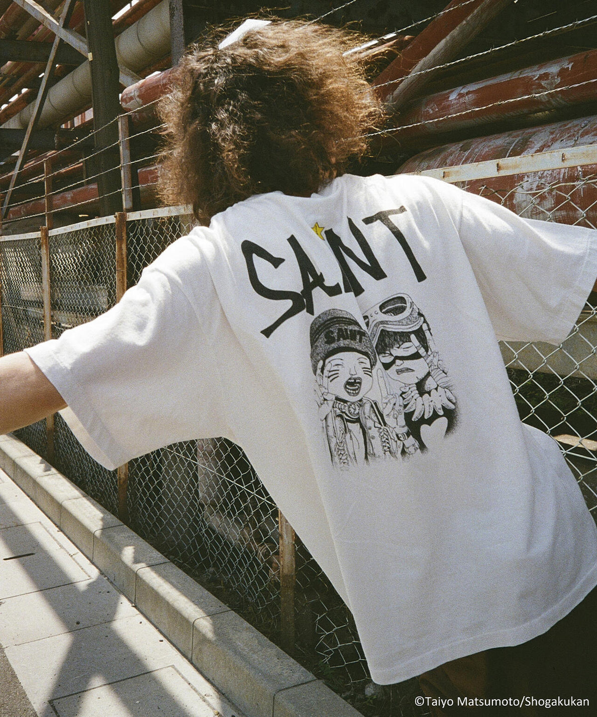 SAINT MICHAEL/セントマイケル/鉄コン筋クリート_SS T-SHIRT/SHIRO