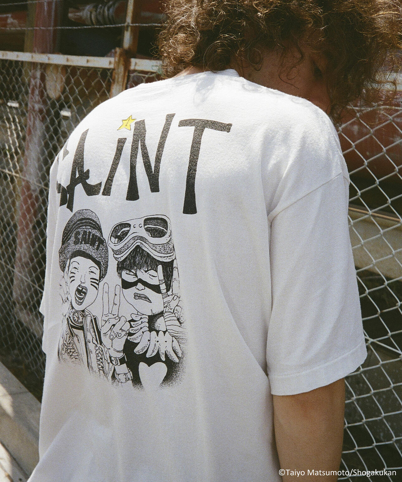SAINT MICHAEL/セントマイケル/鉄コン筋クリート_SS T-SHIRT/SHIRO