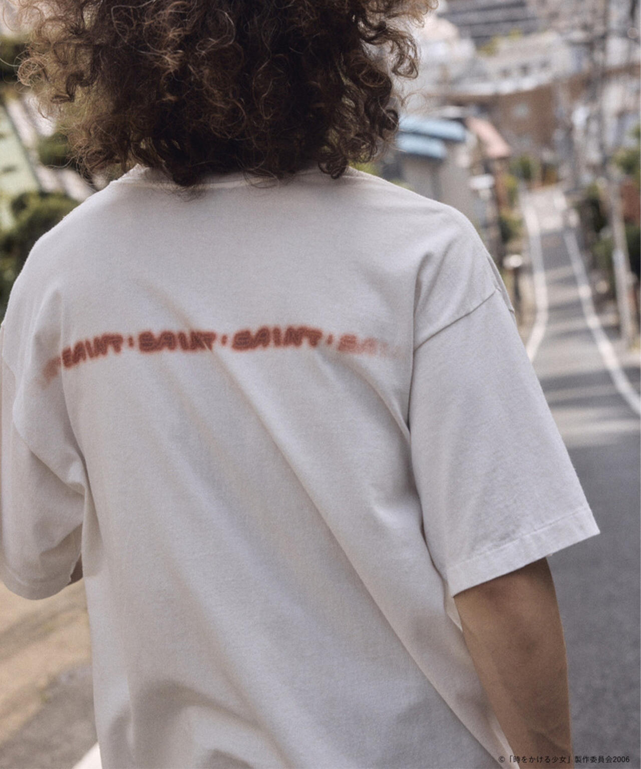 SAINT MICHAEL/セントマイケル/時をかける少女_SS T-SHIRT/SAINT/WHITE