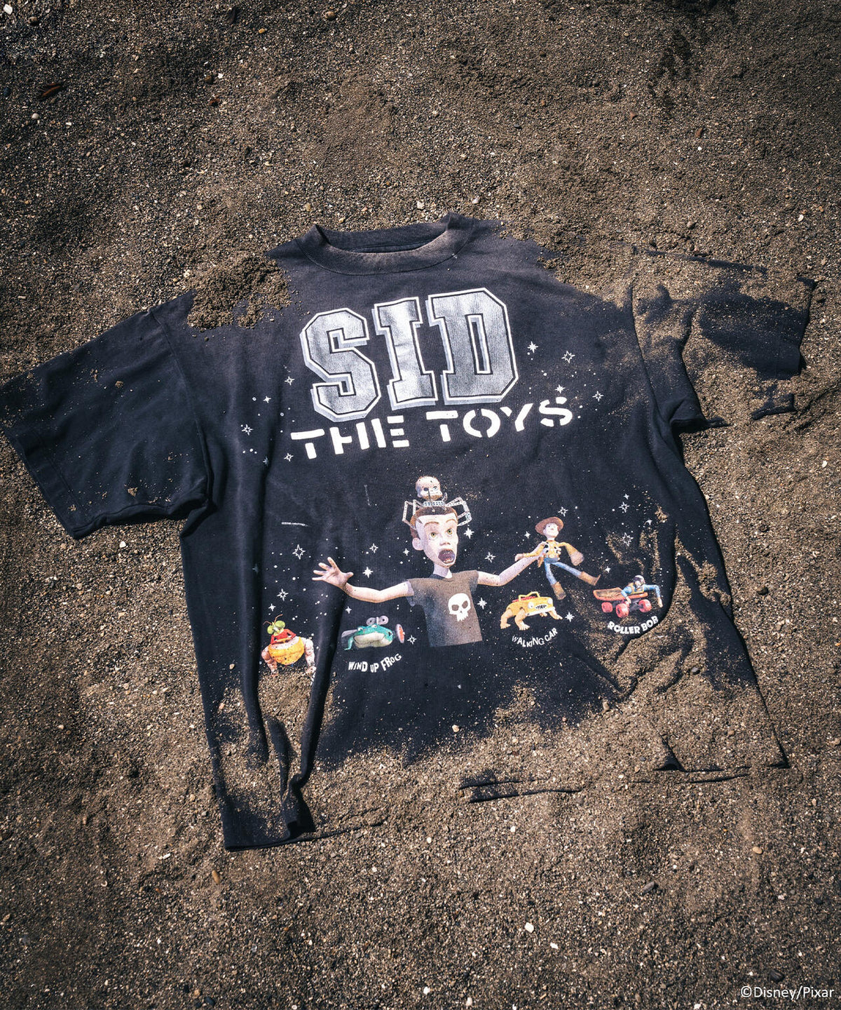 SAINT MICHAEL/セントマイケル/PIXAR_SS T-SHIRT/SID/BLACK