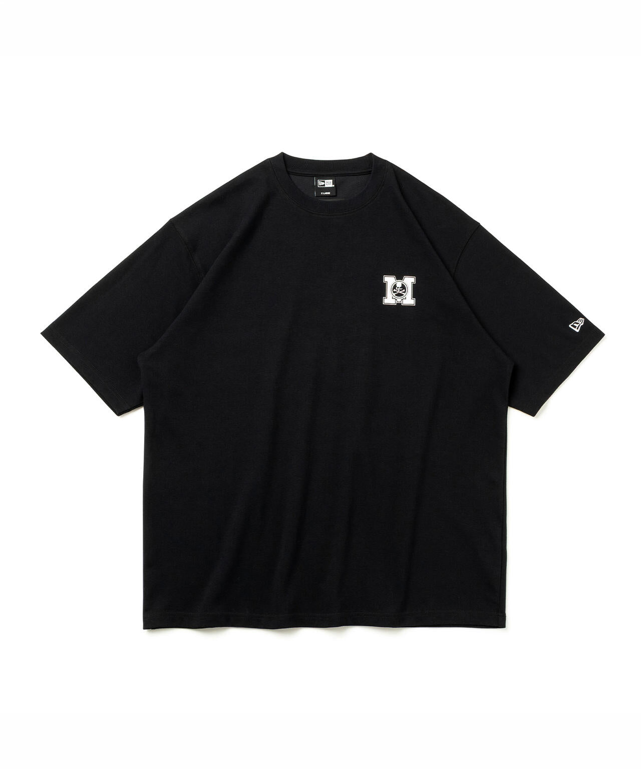 mastermind JAPAN×New Era/SS OS PTEE MMJ BACK PRINT BLACK