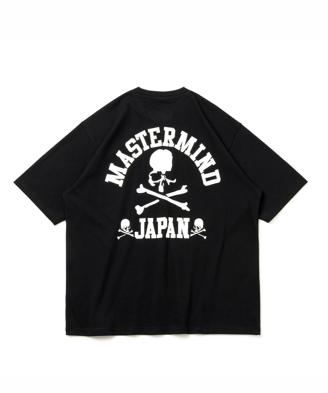 mastermind JAPAN×New Era/SS OS PTEE MMJ BACK PRINT BLACK