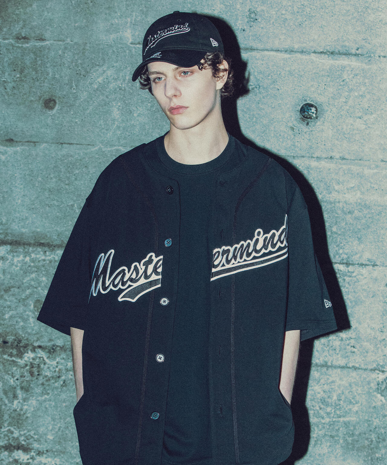 mastermind JAPAN×New Era/HW CT BB SHIRT MMJ SCRIPT BLACK