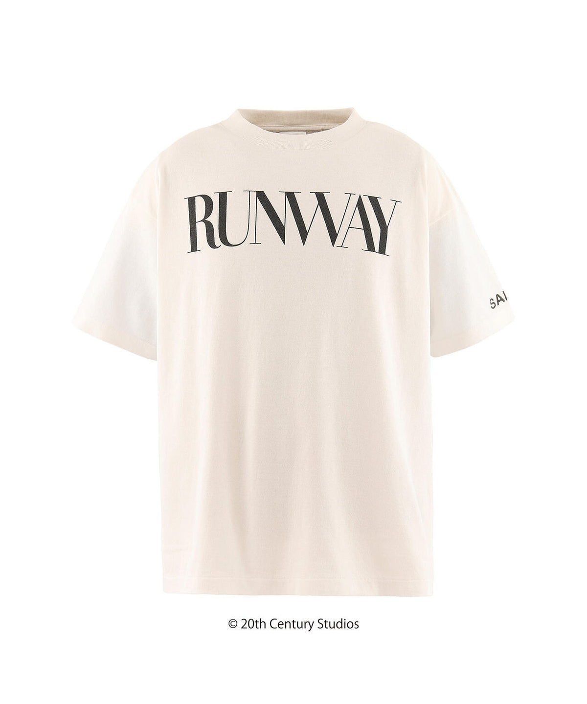 SAINT MICHAEL/セントマイケル/TDWP_SS TEE/RUNWAY/WHITE