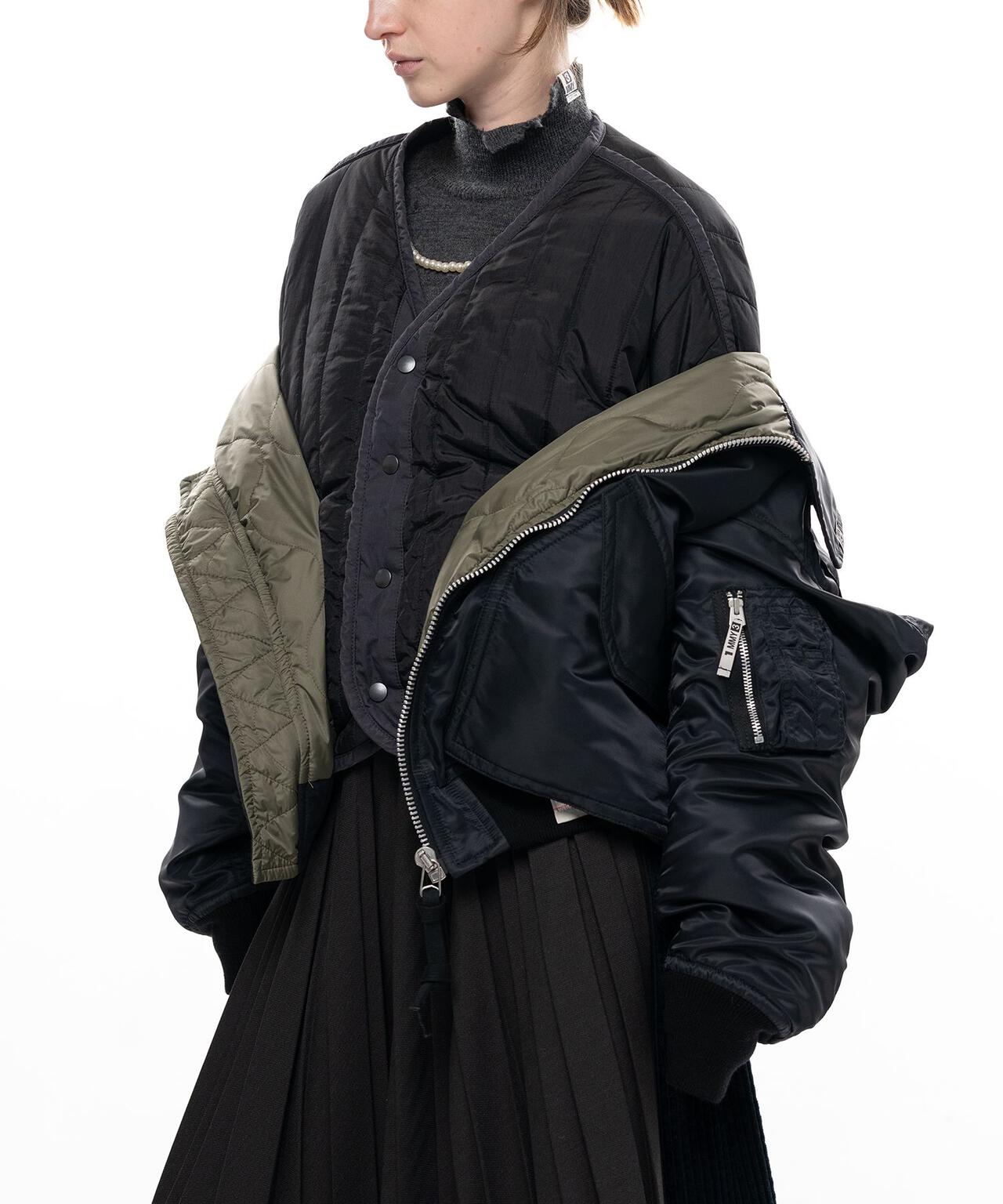 Maison MIHARAYASUHIRO/メゾン ミハラヤスヒロ/LAYERED BOMBER JACKET