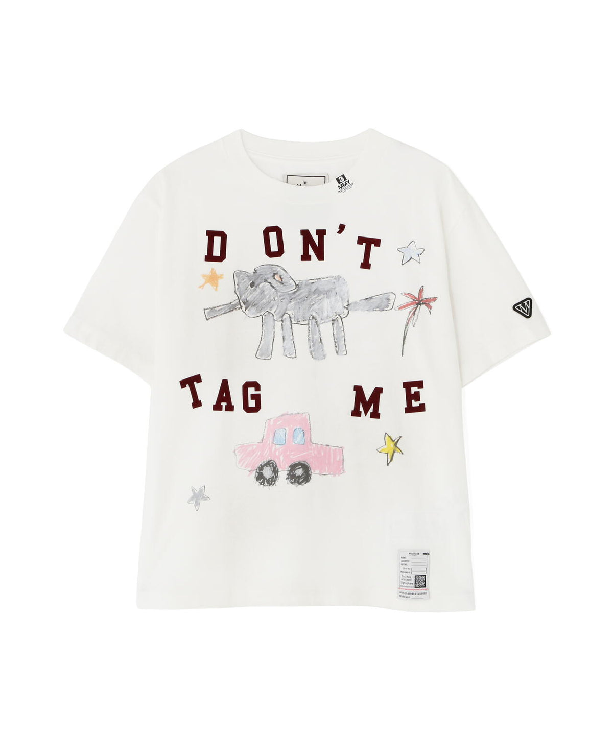 Maison MIHARAYASUHIRO/メゾン ミハラヤスヒロ/KIDS DOODLE TEE -ELEPHANT-