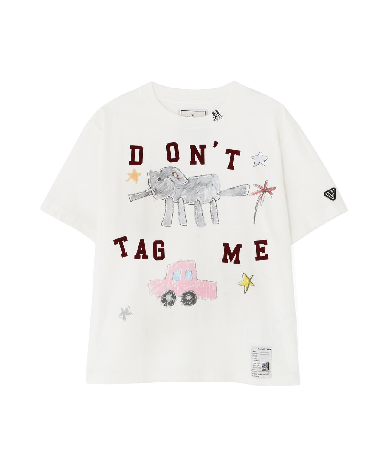 Maison MIHARAYASUHIRO/メゾン ミハラヤスヒロ/KIDS DOODLE TEE -ELEPHANT-