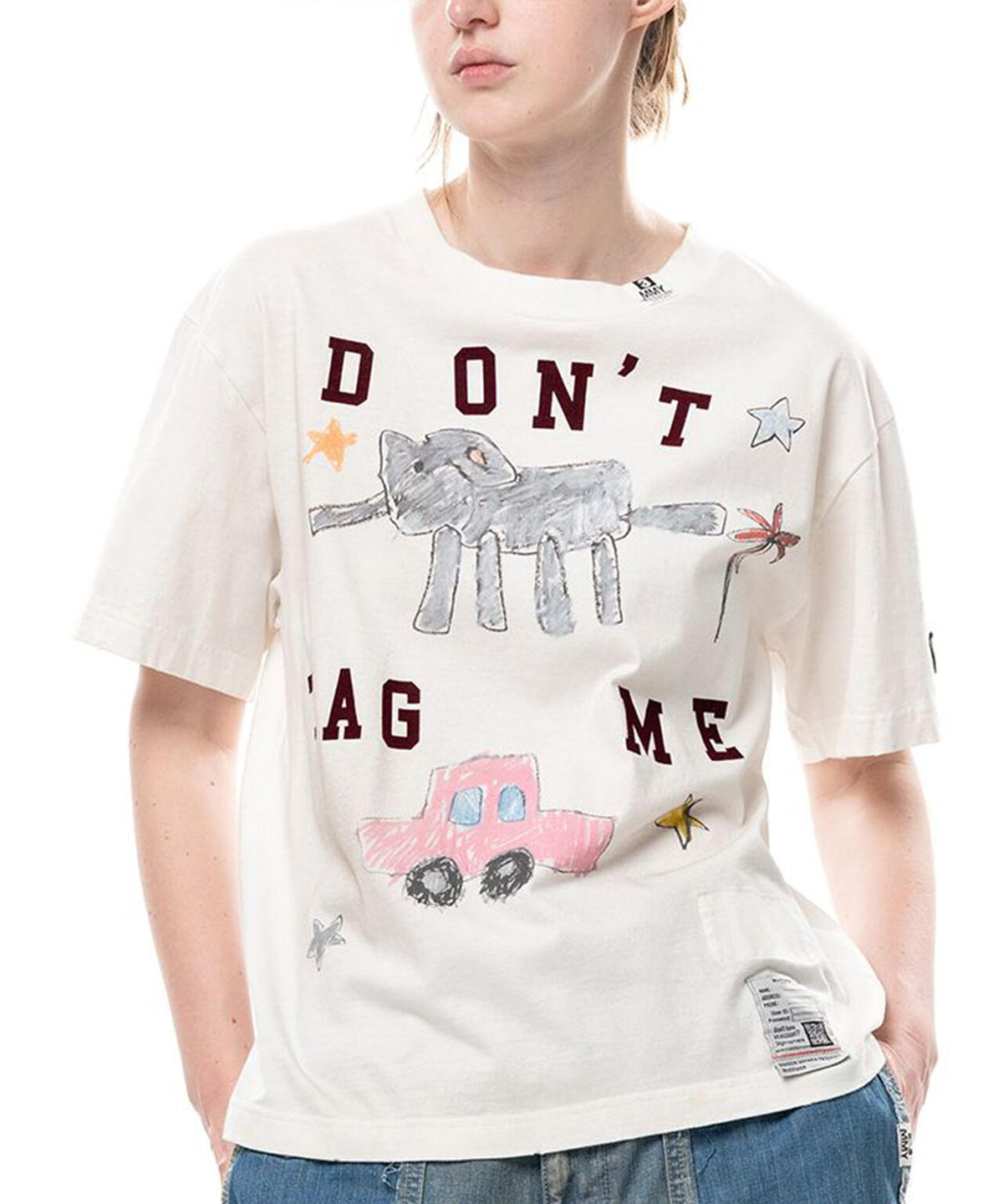 Maison MIHARAYASUHIRO/メゾン ミハラヤスヒロ/KIDS DOODLE TEE -ELEPHANT-
