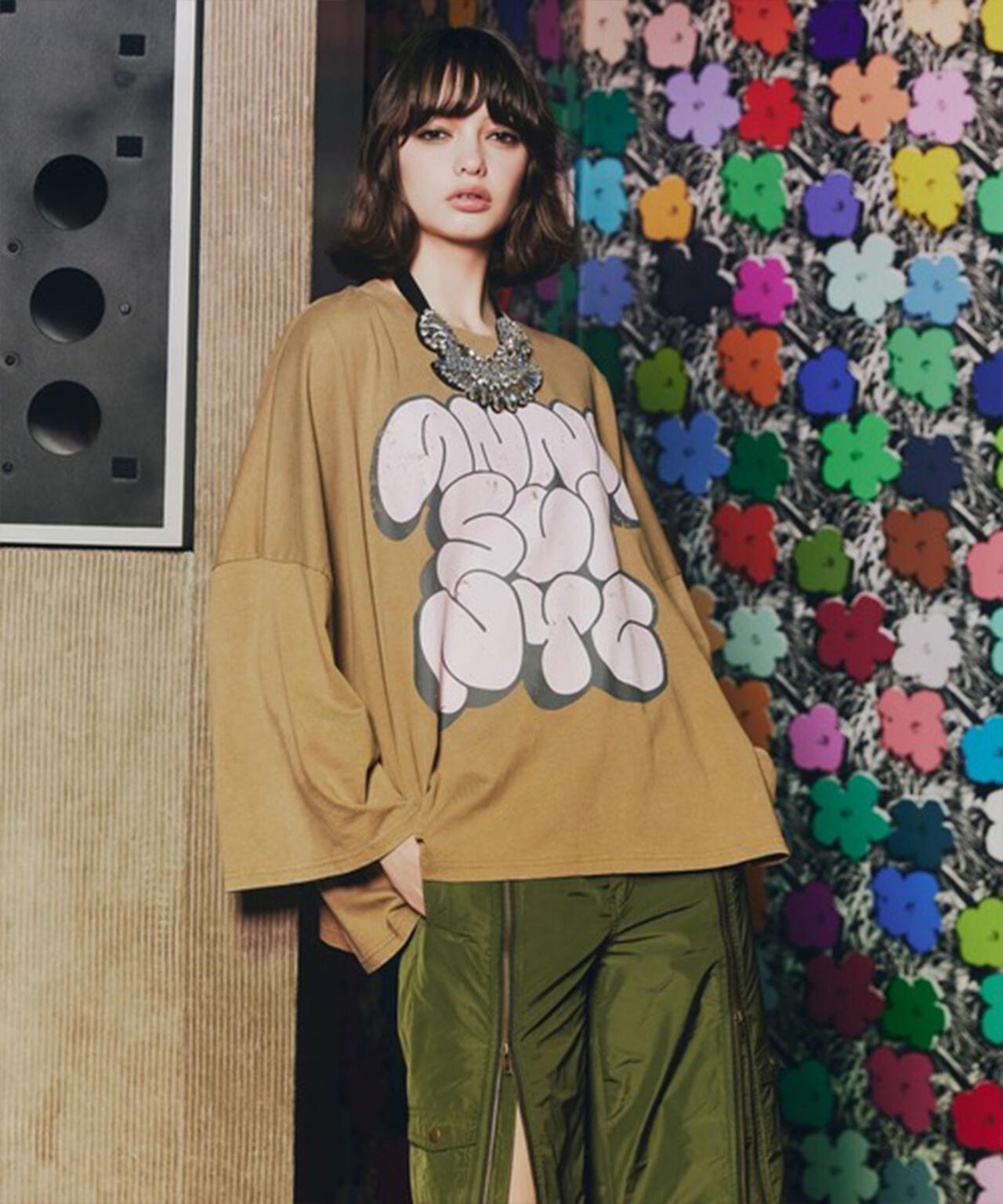anna sui nyc/アナ スイ エヌワイシー/GRAFFITI BIG Tシャツ