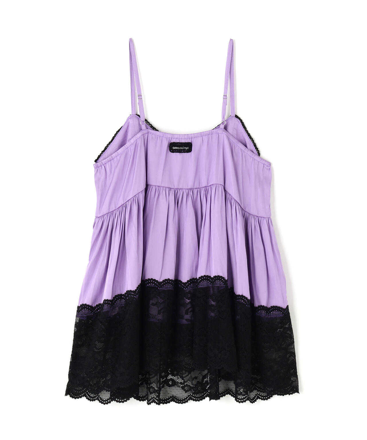 anna sui nyc/アナ スイ エヌワイシー/レースサテンキャミソール