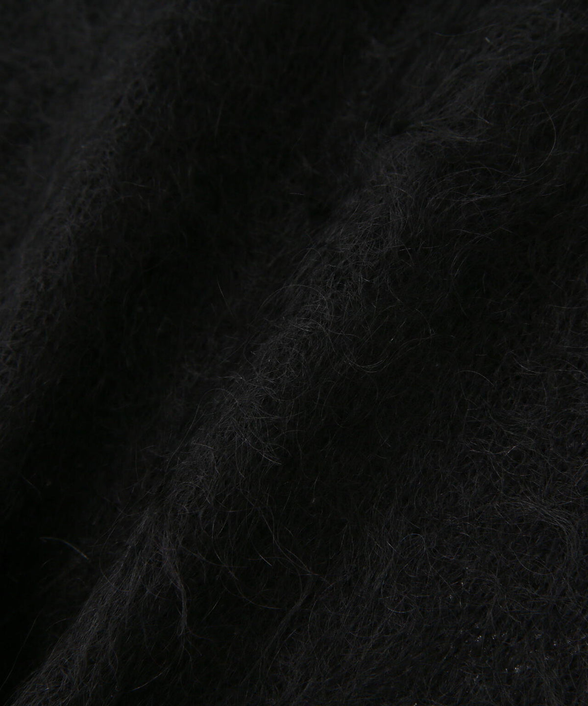 SAINT MICHAEL/セントマイケル/MOHAIR CREW KNIT/SAINT/BLACK