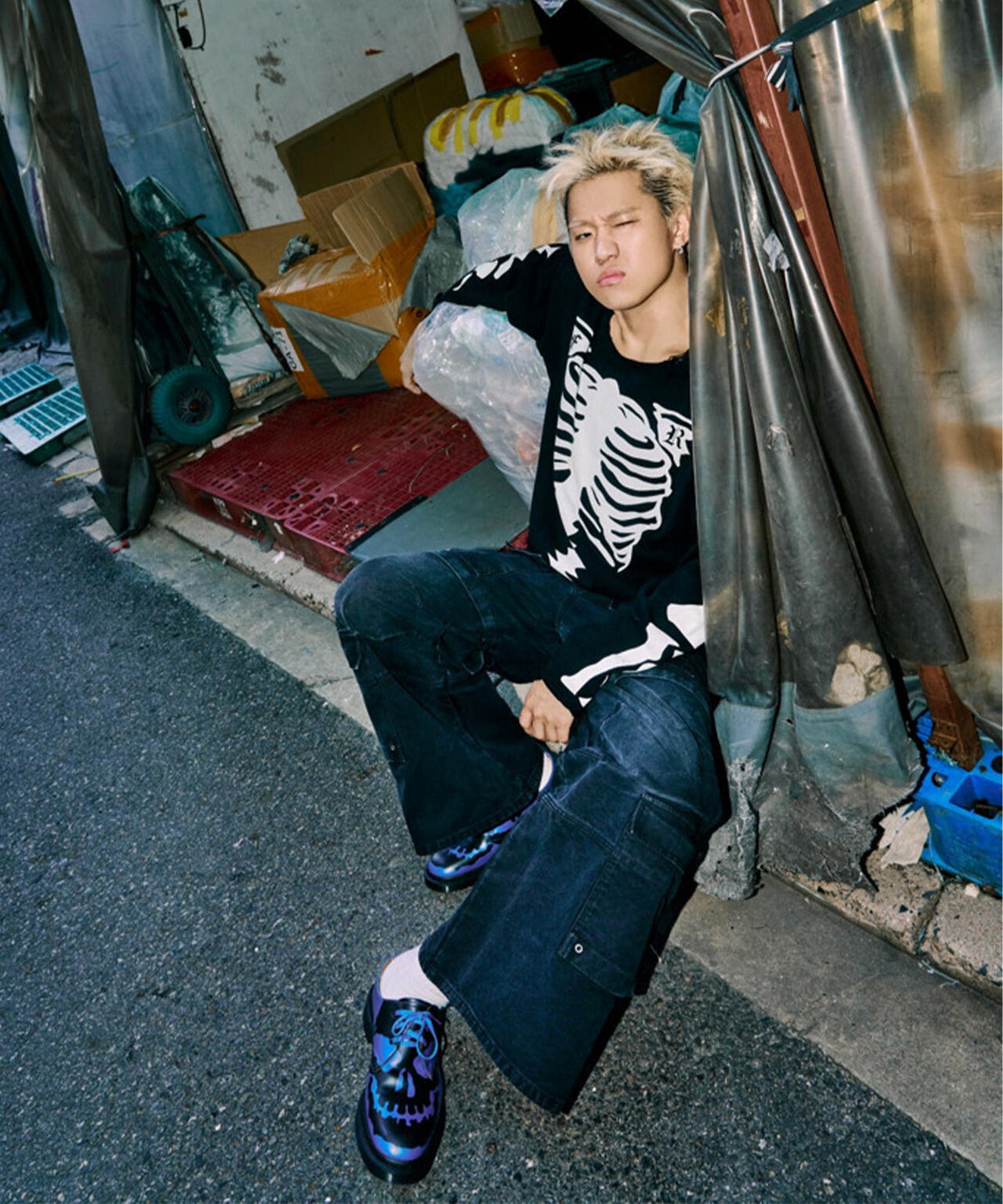 FR(13)NDS×Vanson Leathers/フレンズ×バンソンレザーズ/BONE KNIT