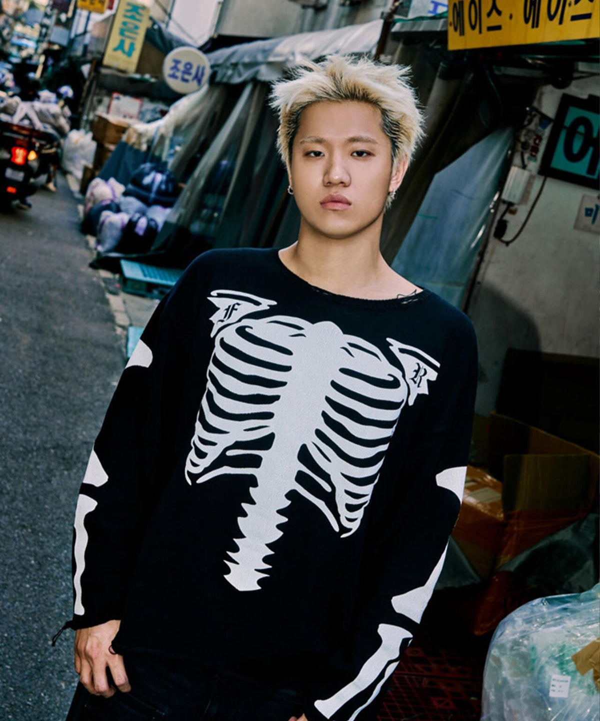 FR(13)NDS×Vanson Leathers/フレンズ×バンソンレザーズ/BONE KNIT