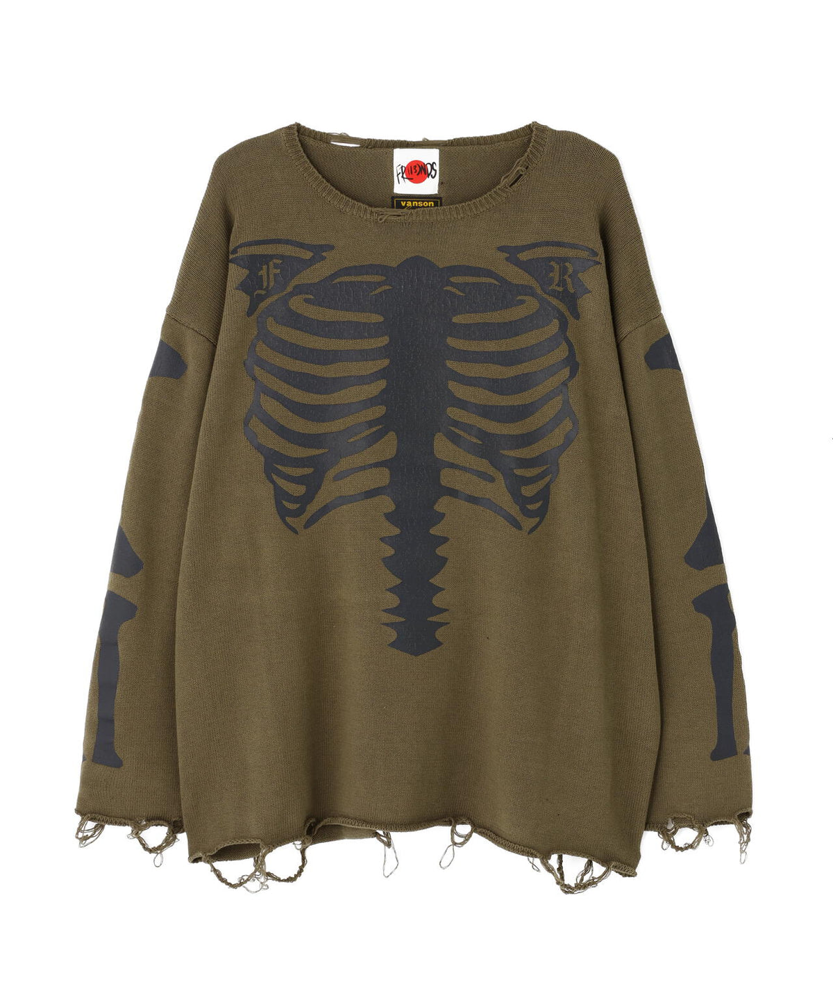 FR(13)NDS×Vanson Leathers/フレンズ×バンソンレザーズ/BONE KNIT