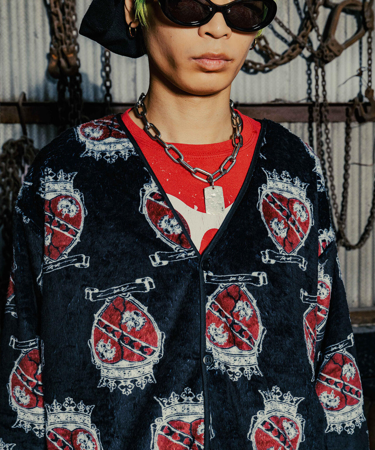 TALKING ABOUT THE ABSTRACTION/トーキングアバウトジアブストラクション/別注 EX CARDIGAN