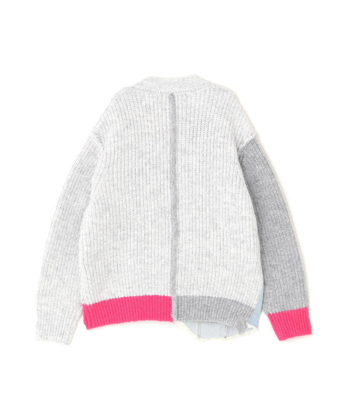 AULA AILA/アウラアイラ/DENIM COMBINATION CARDIGAN
