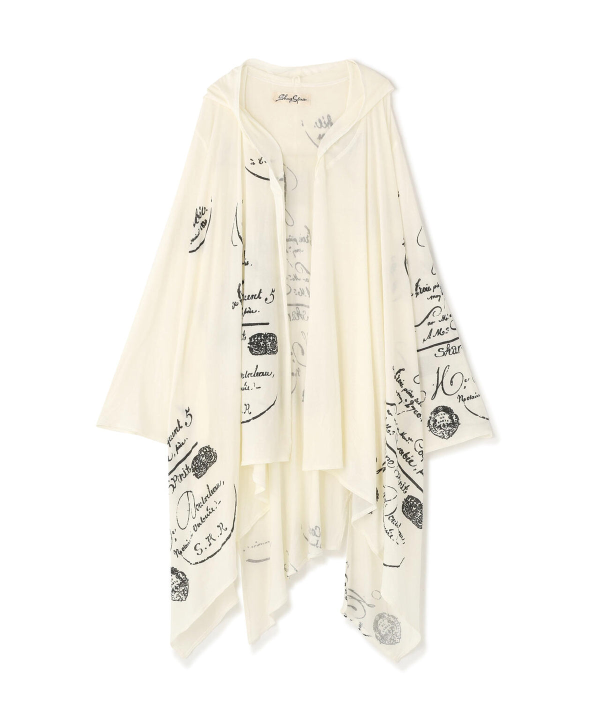Print Long cardigan