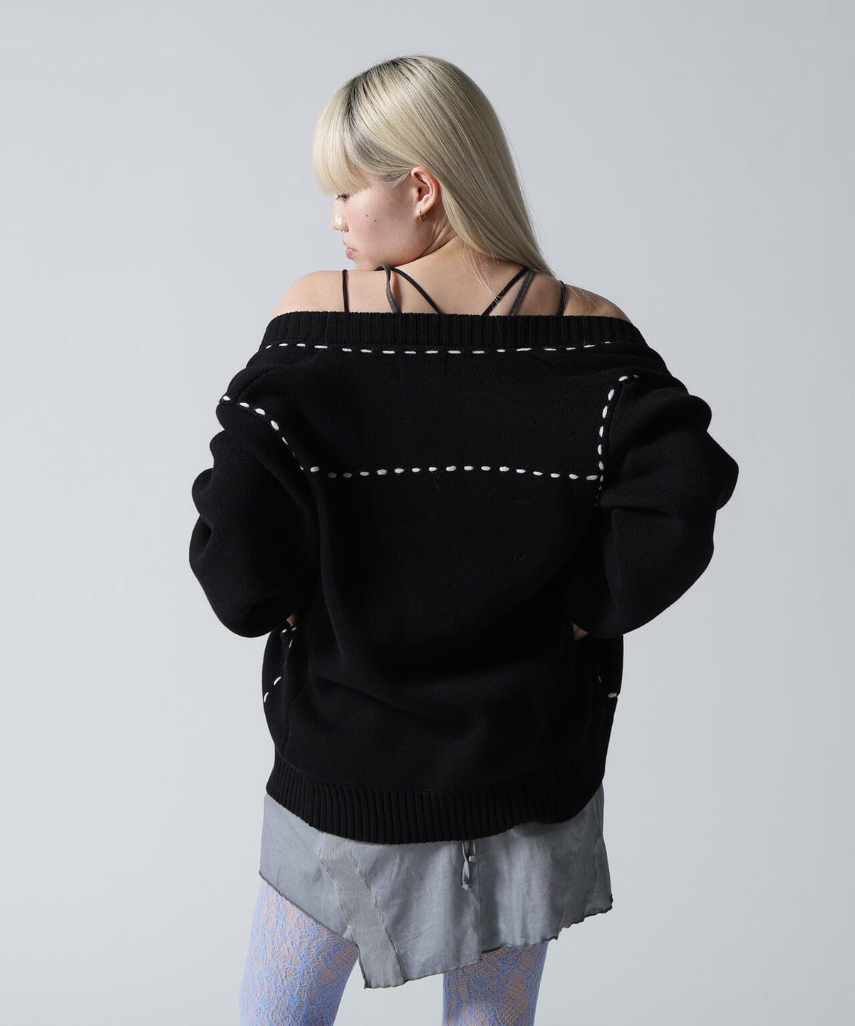 FR(13)NDS/フレンズ/WOMEN STITCH KNIT CARDIGAN