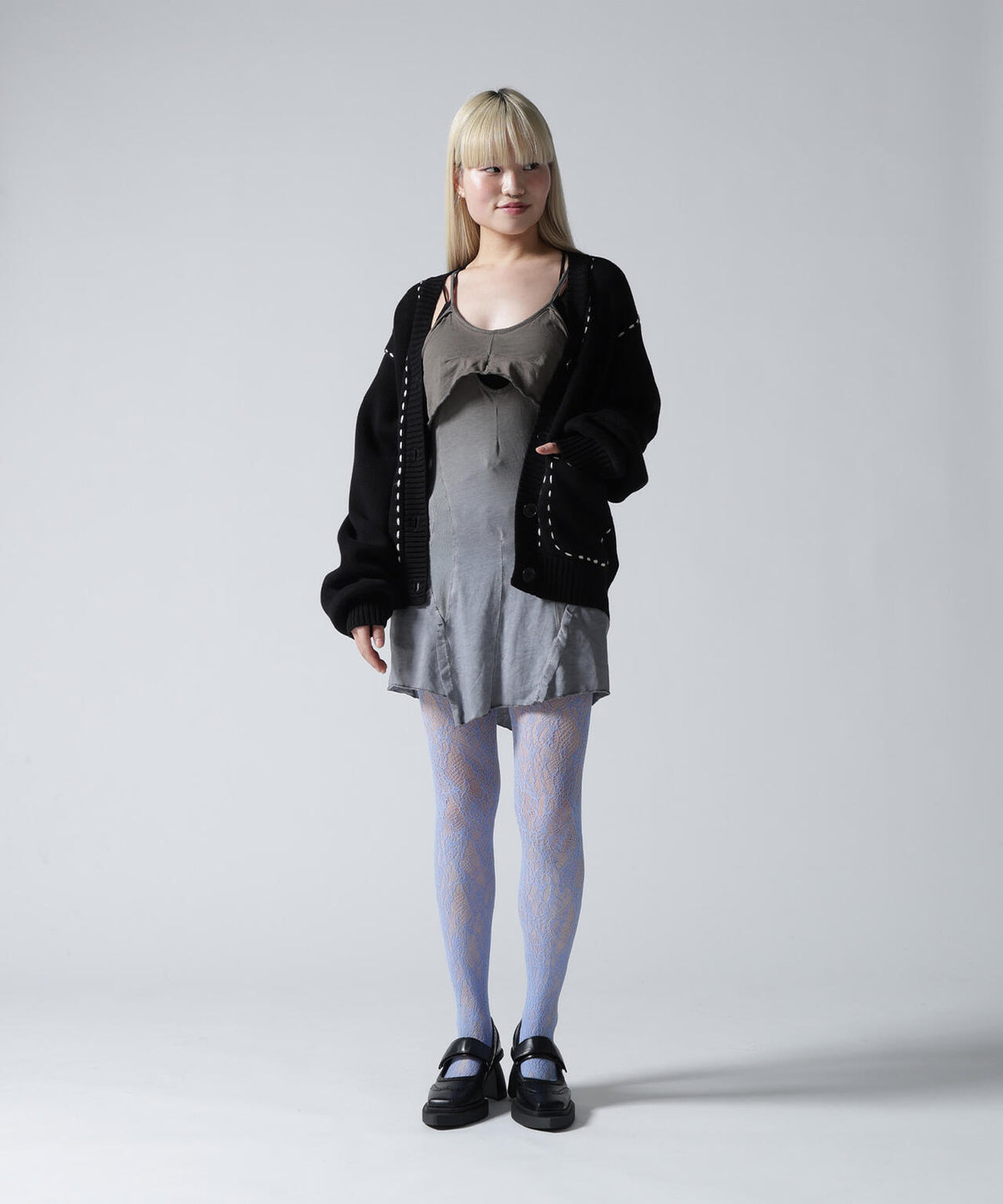 FR(13)NDS/フレンズ/WOMEN STITCH KNIT CARDIGAN