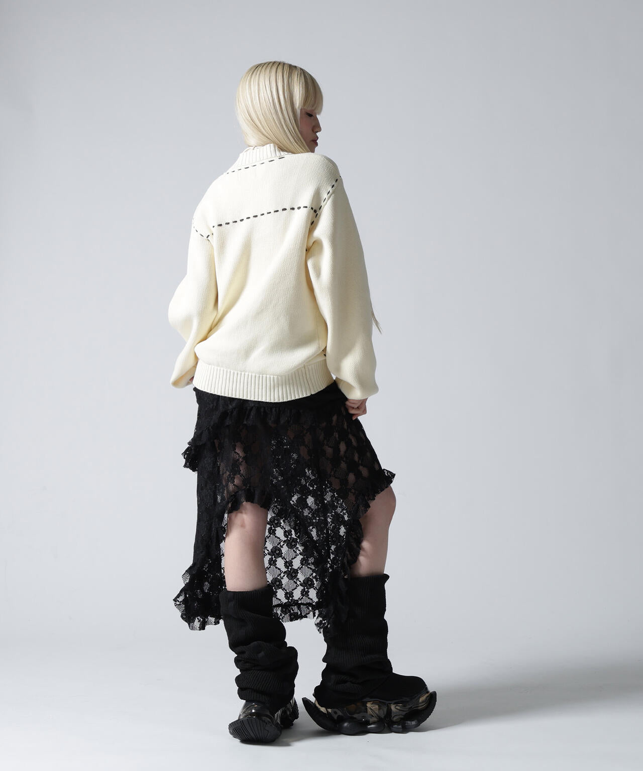 FR(13)NDS/フレンズ/STITCH KNIT CARDIGAN