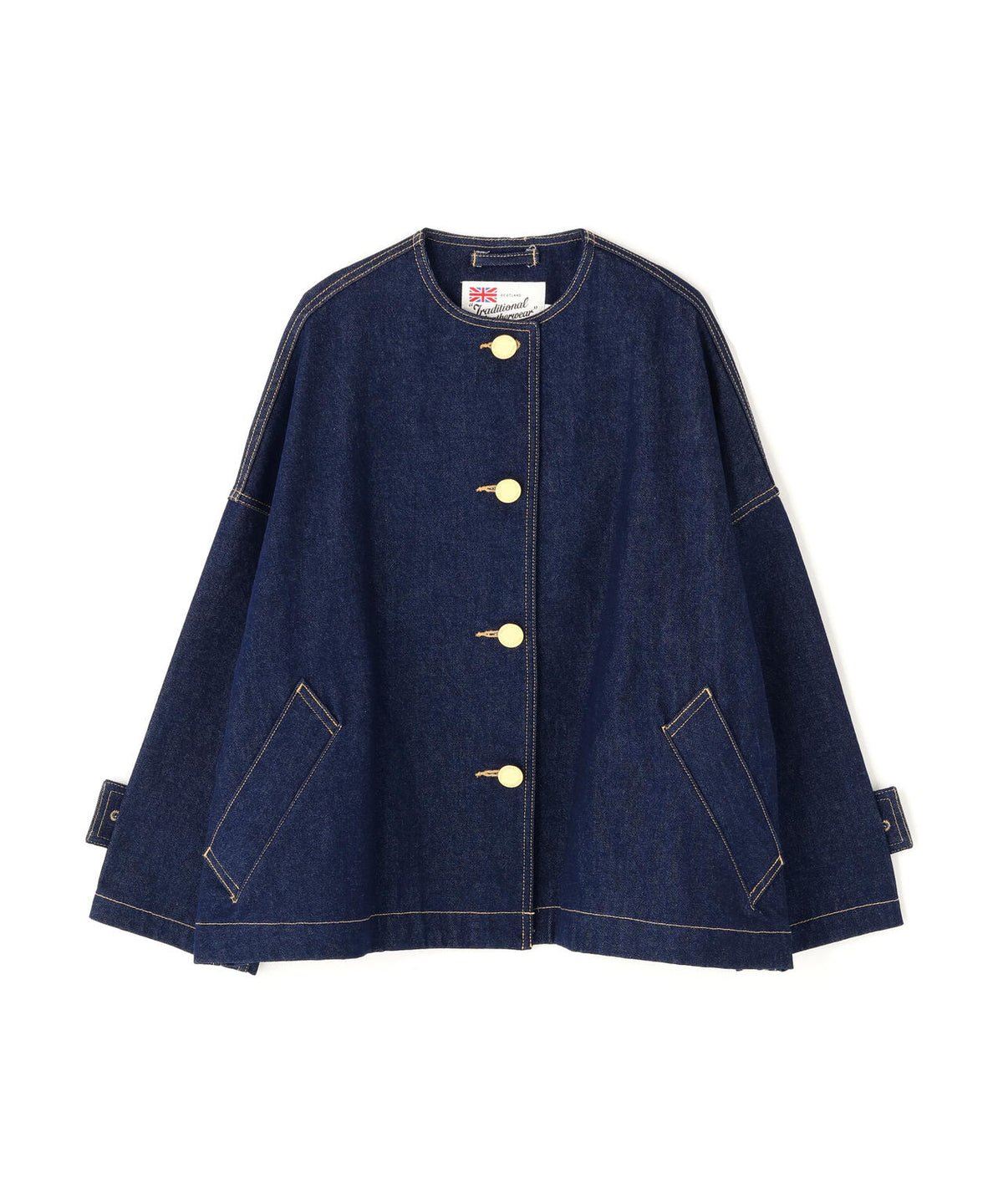 Traditional Weatherwear/トラディショナル ウェザーウェア/MALTON NO COLLAR SHORT DENIM