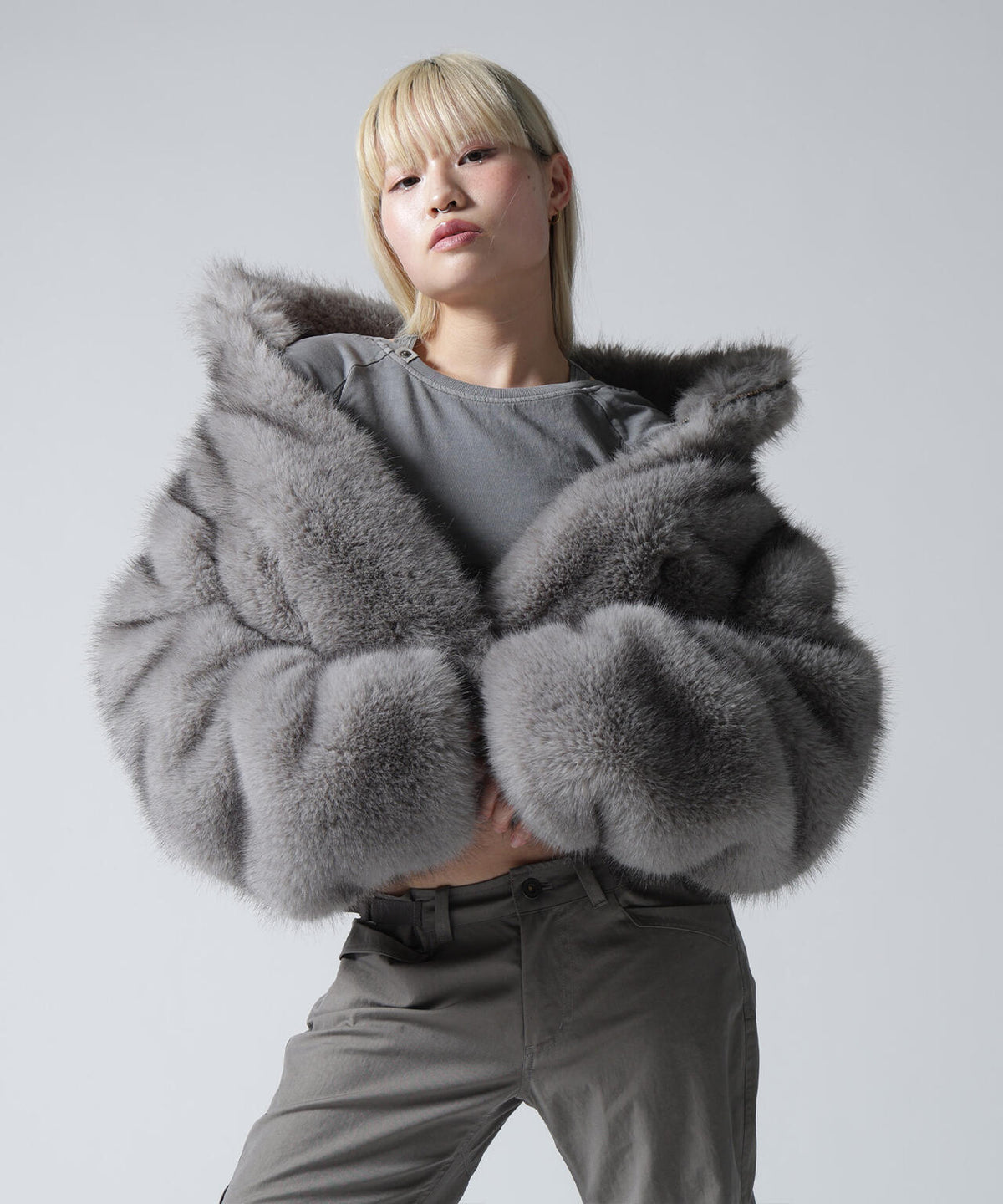 FR(13)NDS/フレンズ/WOMEN ECO FUR STAND BLOUSON