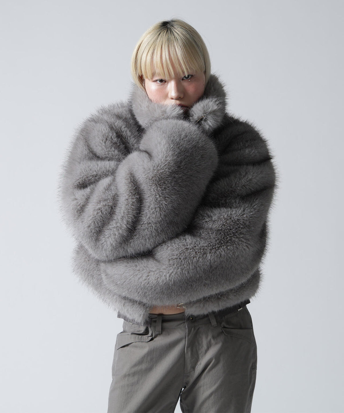 FR(13)NDS/フレンズ/WOMEN ECO FUR STAND BLOUSON