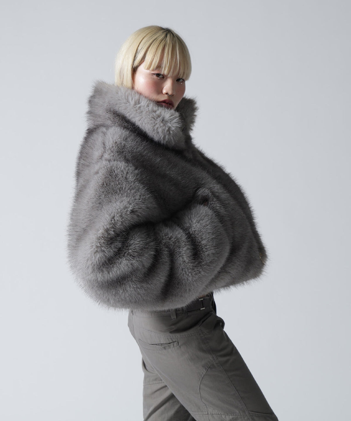 FR(13)NDS/フレンズ/WOMEN ECO FUR STAND BLOUSON
