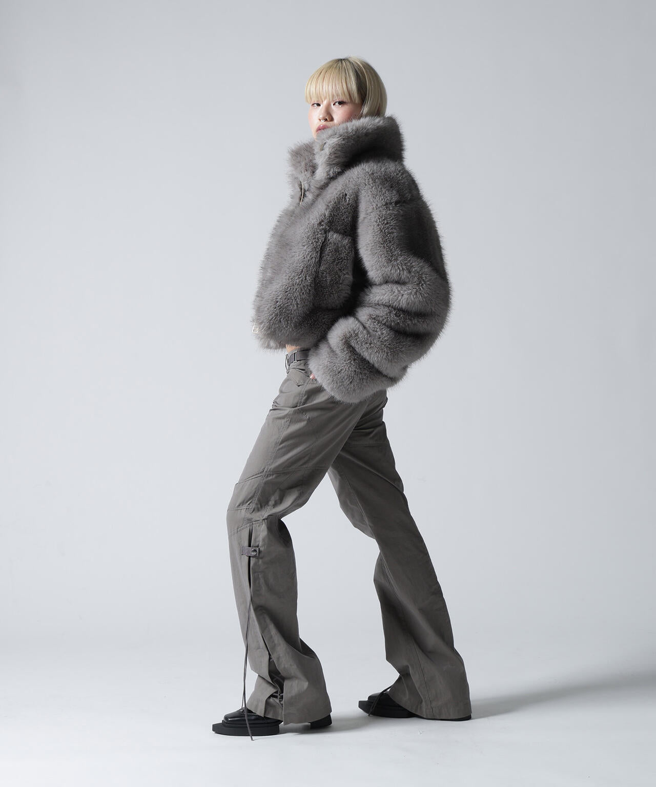 FR(13)NDS/フレンズ/WOMEN ECO FUR STAND BLOUSON