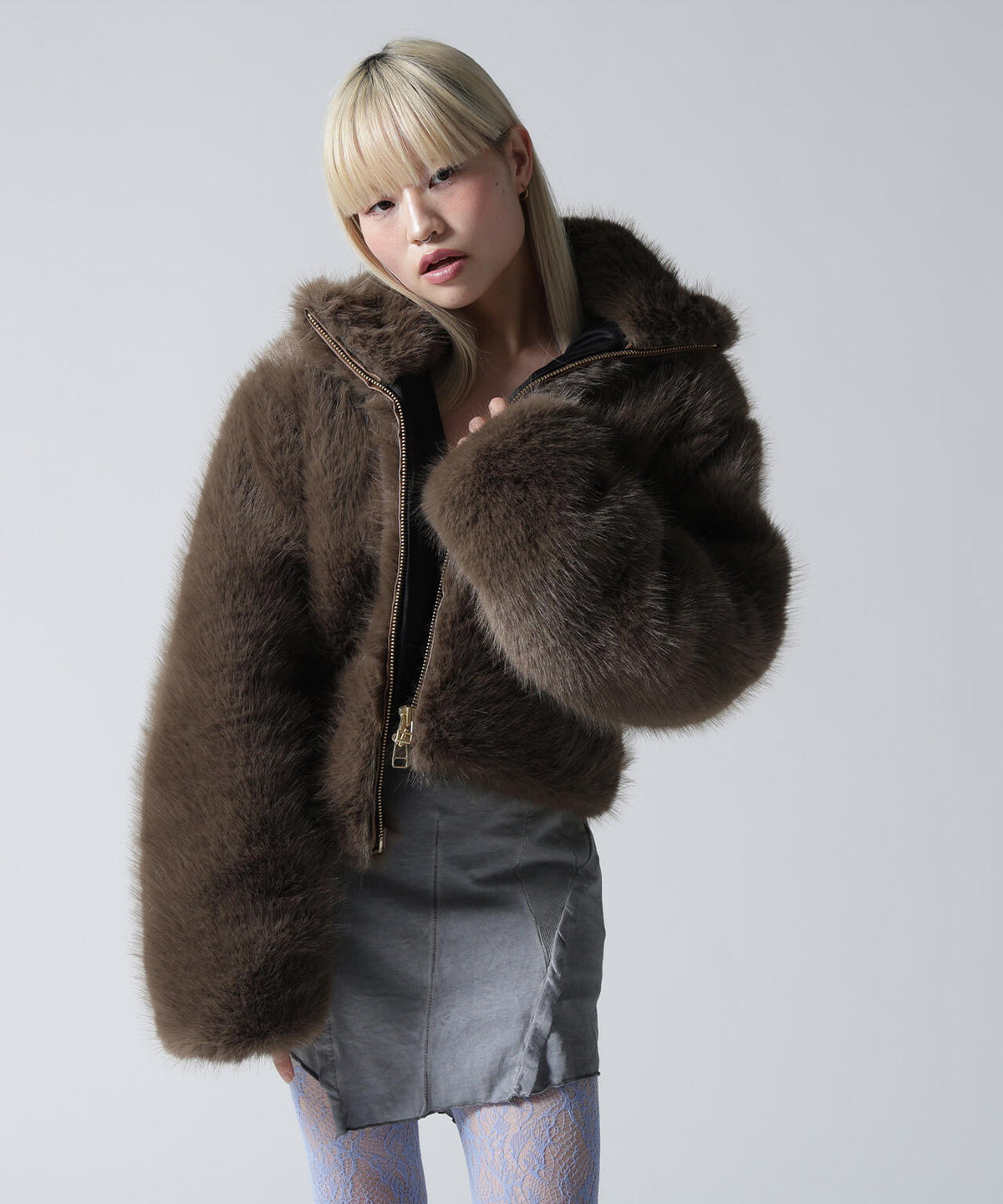 FR(13)NDS/フレンズ/WOMEN ECO FUR STAND BLOUSON