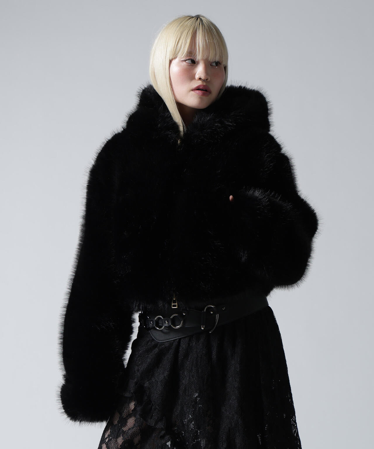 FR(13)NDS/フレンズ/ECO FUR HOOD BZ