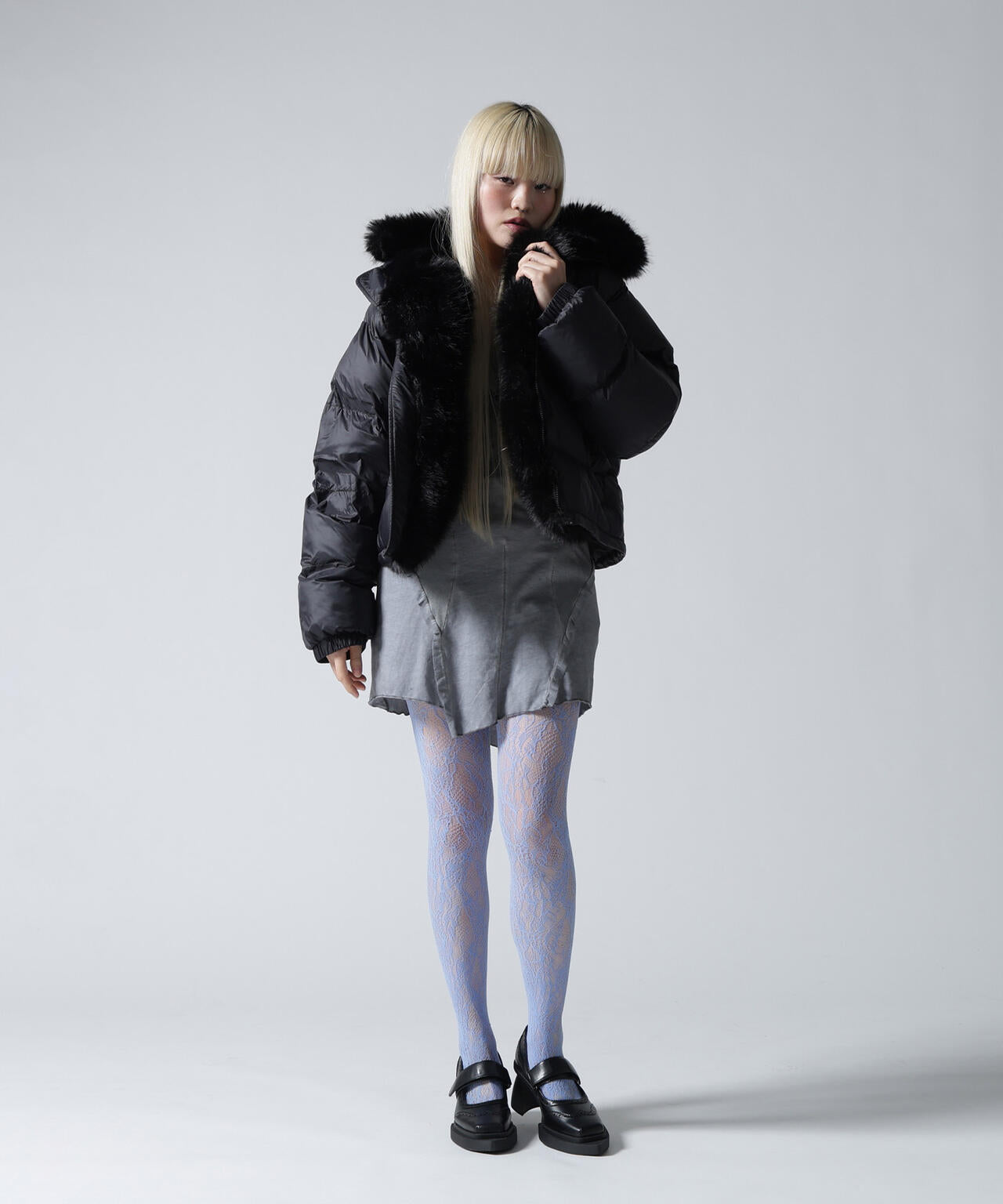 FR(13)NDS/フレンズ/NYLON FUR HOOD BLOUSON